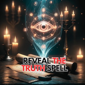 Truth REVEALER Spell - UNCOVER LIES and Deceit, Honesty Induction Charm, Truth Discovery Spell, Deception Uncover Hex, Sincerity Magic
