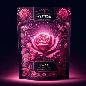 Herbs For Casting Spells - Rose for Casting Spells,  Magic Rose, Magic Herbs, Manifestation Spells, Herb for Magic