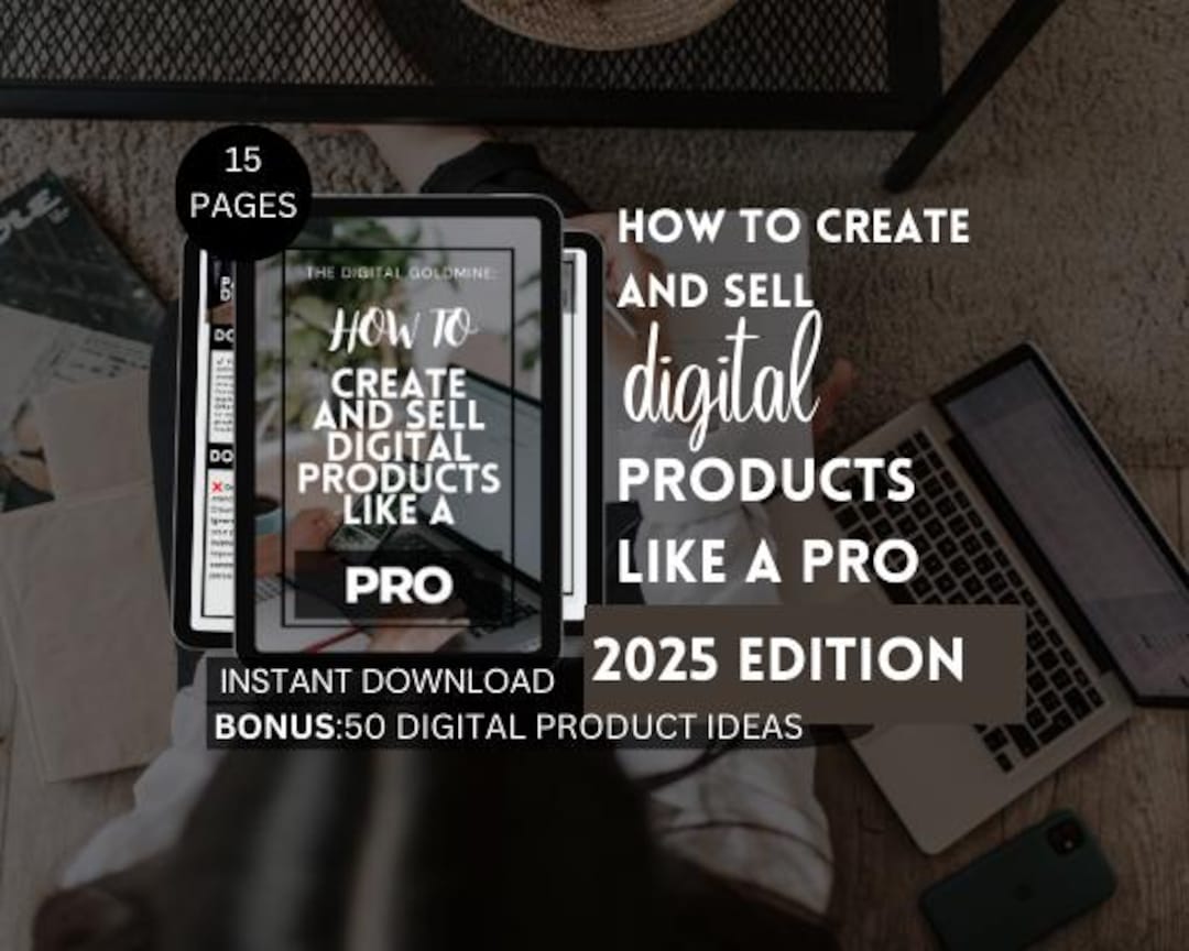 Guide to Sell Digital Products Like A Pro, E-book PDF, Digital Product ...