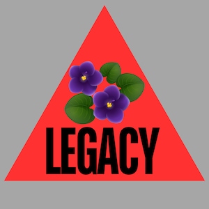 Red and White Greek Sorority Legacy Sticker