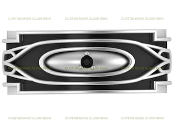 Wakanda-Inspired Moissanite Ring: Sterling Silver Heritage Tribute