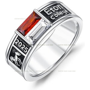 Custom Stylish Band | New Design Class of 2024 2025 2026 Class ring Band | Custom full personalization Unique class ring