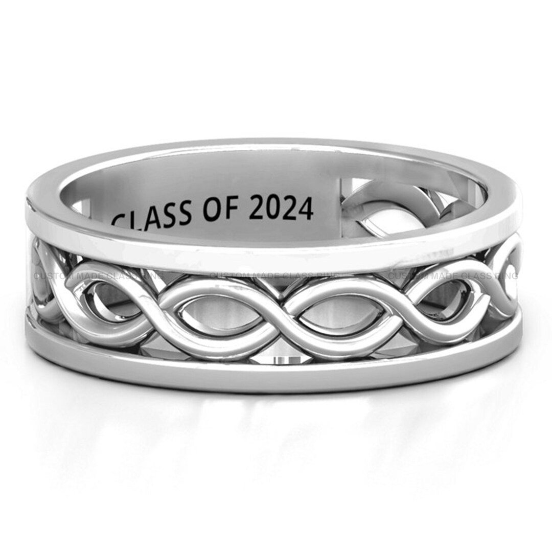 Custom Celtic Ring in Sterling Silver 925 Best Personalize Gift - Etsy