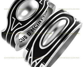 Wakanda Forever Ring: Sterling Silber Black Panther inspirierte Schmuck