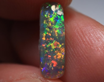 Opale cristallino Lightning Ridge: 1,20 ct multicolore