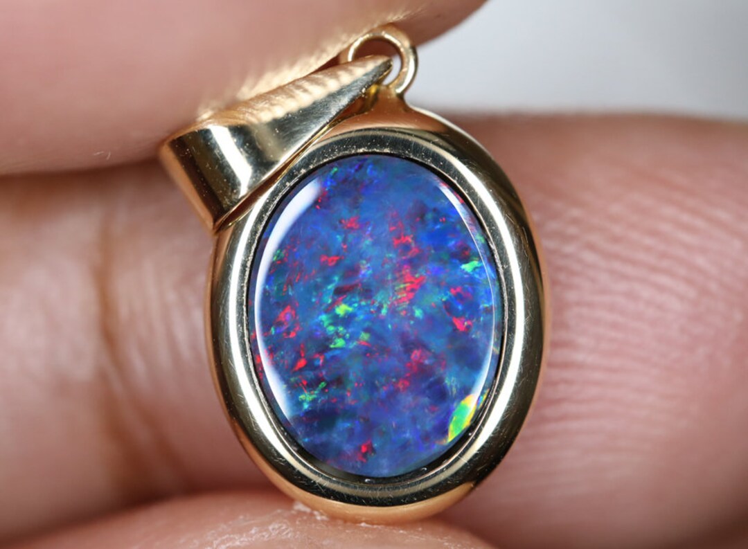 BLK & Nat Opal 14KT GLD main image 0