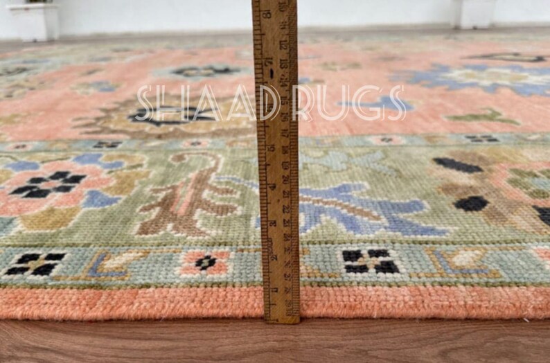 6X9 Pink Oushak , 10x14 Oushak rug, 10x14 oushak rug, 12x15 Oushak rug, 12x18 Oushak rug, White Oushak rug, handmade Oushak rug,  3x5 Oushak rug ,6x9 Oushak rug, contemporary rug, Turkish knotted rugs, Oushak runner, Oushak pattern rugs, neutral.Rug