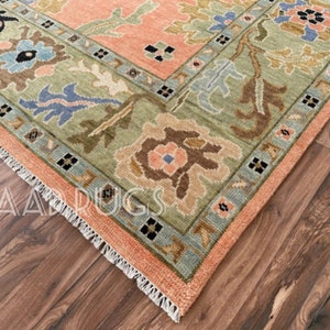 6X9 Pink Oushak , 10x14 Oushak rug, 10x14 oushak rug, 12x15 Oushak rug, 12x18 Oushak rug, White Oushak rug, handmade Oushak rug,  3x5 Oushak rug ,6x9 Oushak rug, contemporary rug, Turkish knotted rugs, Oushak runner, Oushak pattern rugs, neutral.Rug