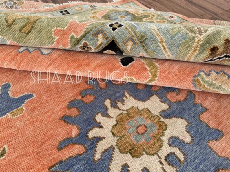 6X9 Pink Oushak , 10x14 Oushak rug, 10x14 oushak rug, 12x15 Oushak rug, 12x18 Oushak rug, White Oushak rug, handmade Oushak rug,  3x5 Oushak rug ,6x9 Oushak rug, contemporary rug, Turkish knotted rugs, Oushak runner, Oushak pattern rugs, neutral.Rug
