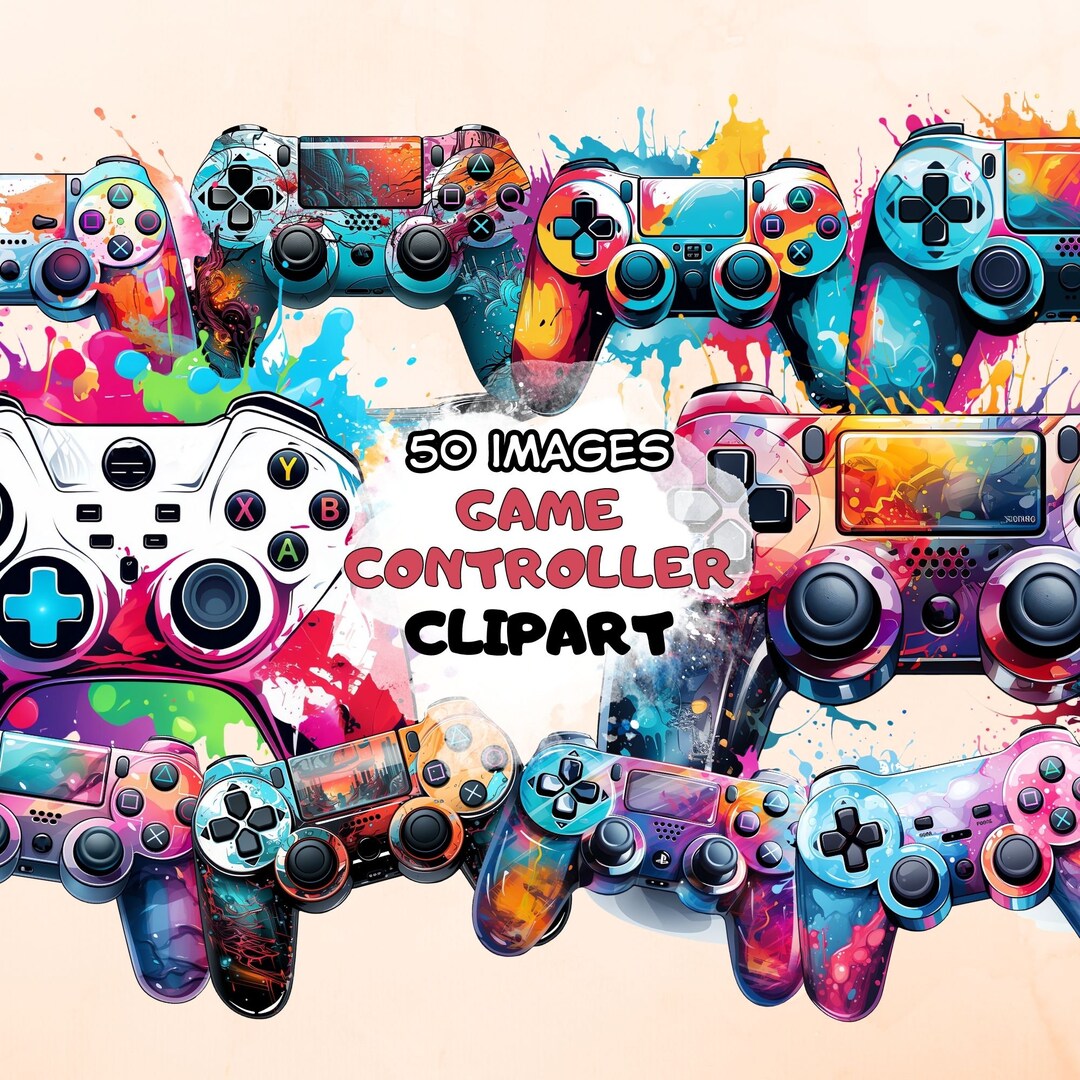 Game Controller PNG Clipart Video Game Console Gaming Boy Sublimation T ...