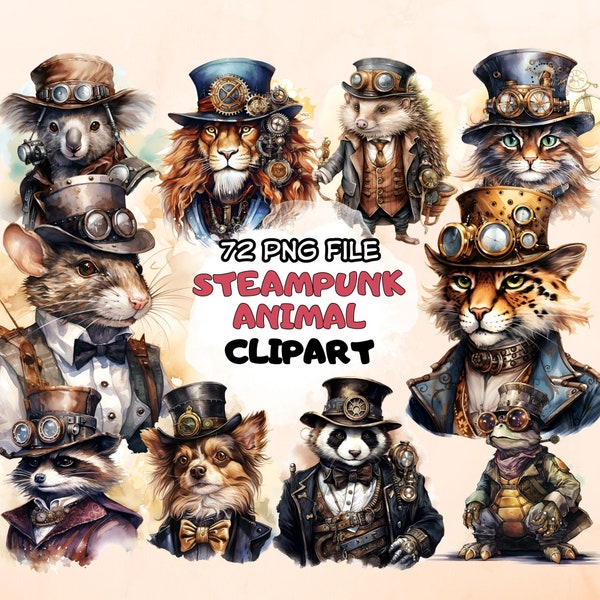 Steampunk Animals - Etsy