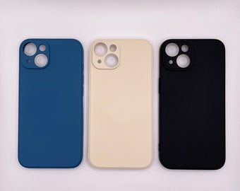 Hülle iPhone 14 13 12 Pro Max Mini Plus Hülle Matt Case Silikon