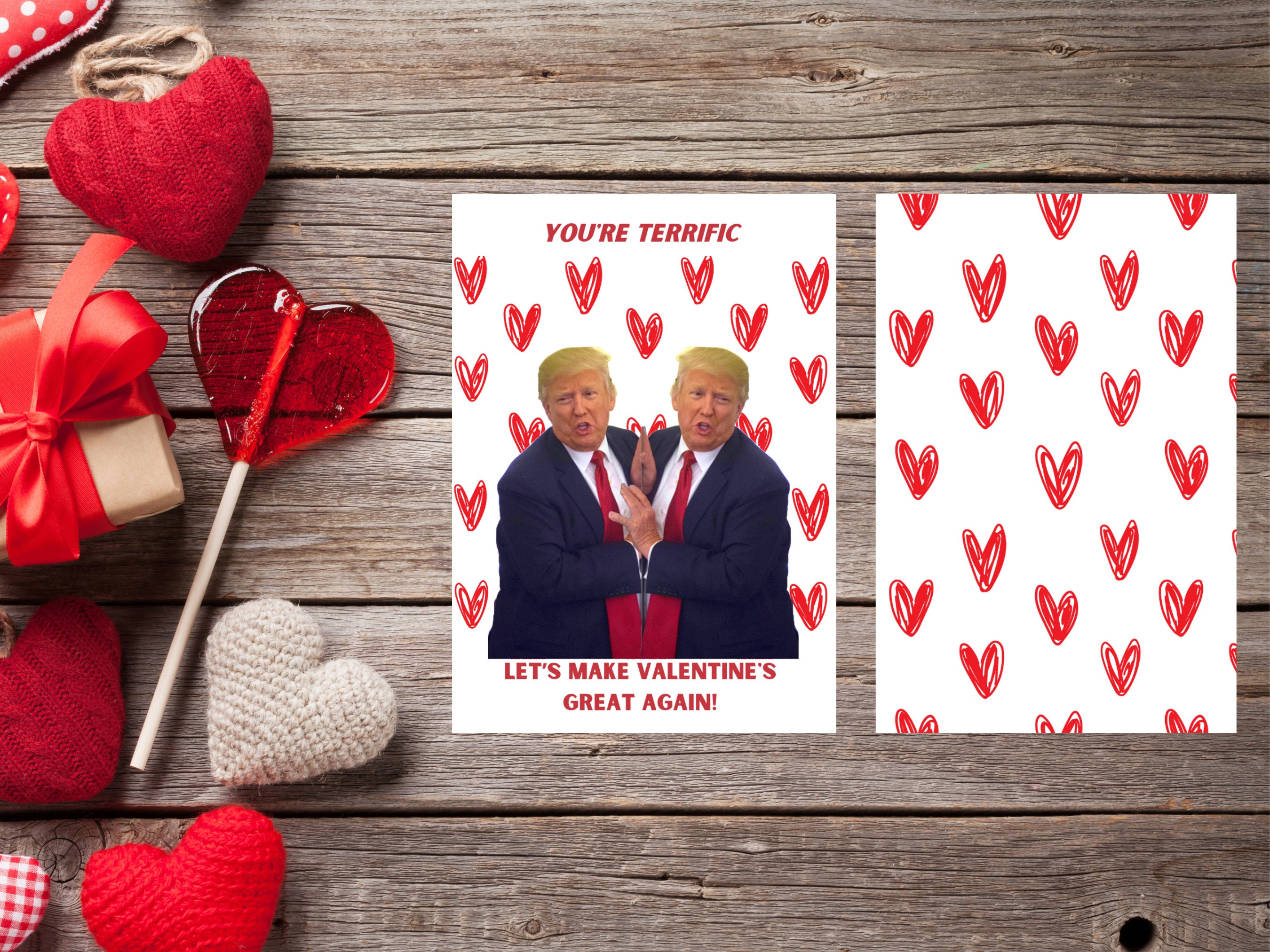 Valentines Card Printable Donald Trump Inspired Printable Valentines Card Make Valentines