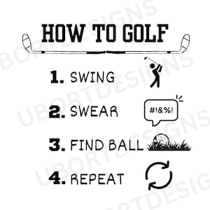 Golf SVG Cricut cut file Funny Golf Shirt silhouette svg png Golf Sublimation file Fathers Day Golfing gifts crafts laser cut file