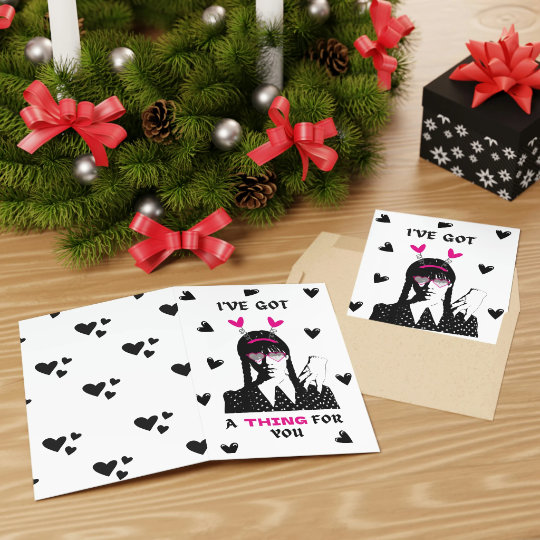 Downloadable Valentines Day Card Inspired by Wednesday Addams ...