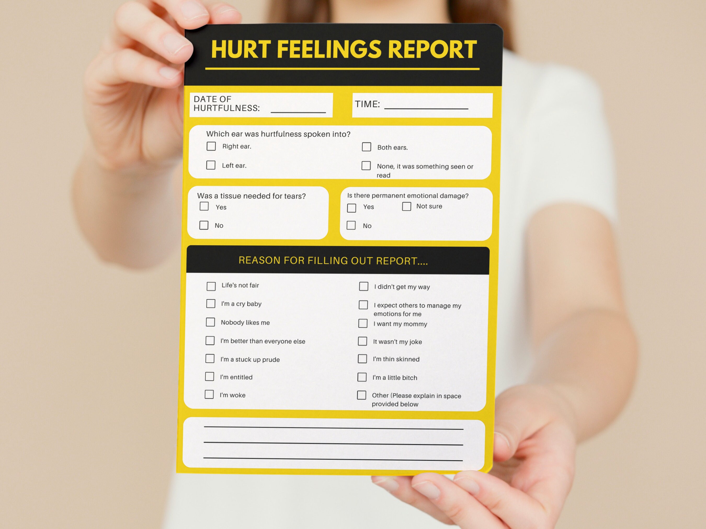 Hurt Feelings Report Pdf