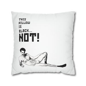 Funda de almohada Borat para decoración del hogar, funda de cojín con citas de películas divertidas clásicas, funda de almohada con líneas de regalos para amantes del cine