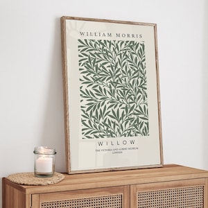 Waldgrüner Druck, William Morris Druck, dunkelgrüne Wandkunst, grüner Druck, Galerieposter, Wohnzimmerkunst, Schlafzimmerkunst, Ausstellungsplakat