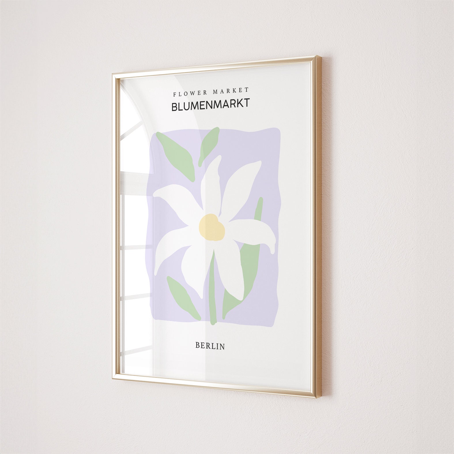 Retro-Blumen-Poster Set – 6 Dänische Pastell-Drucke, 20,3x25,4 Cm, Ungerahmt, Für Wanddekoration