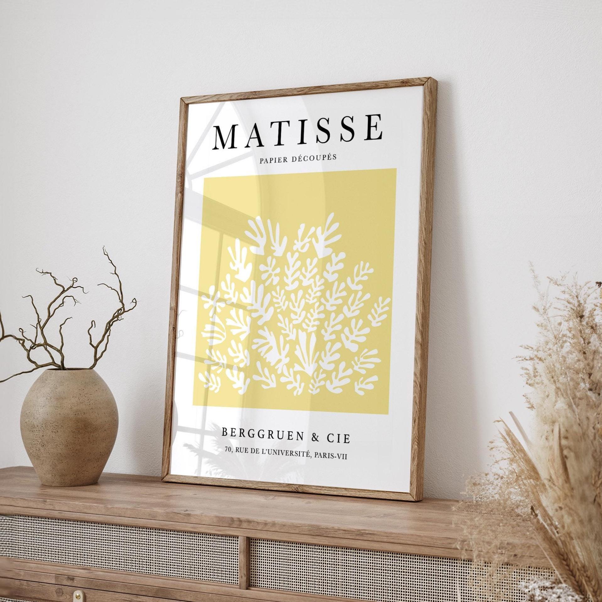 Lemon Matisse Print, Henri Matisse Poster, Light Yellow Wall Art