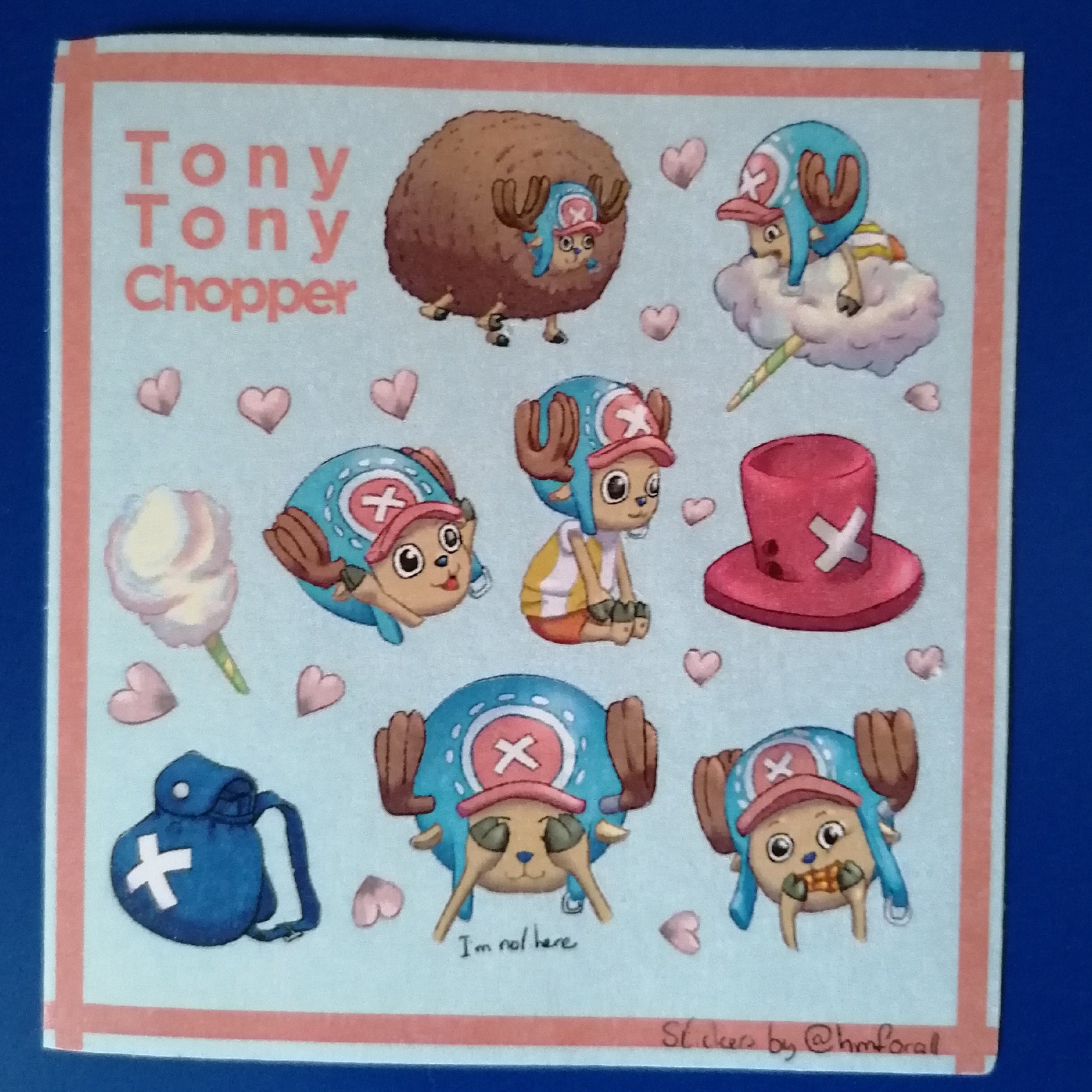 One Piece Chopper Stickersheet Etsy