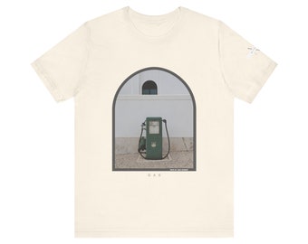 Maglietta grafica Gas, maglietta unisex, maglietta in stile vintage, top casual, maglietta retrò per uomo e donna