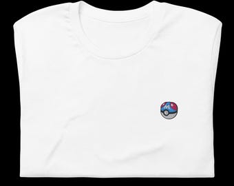 Embroidery PKM Shirt, Embroidery Anime Tshirt, PKM University, Anime Shirt, Unisex Shirt