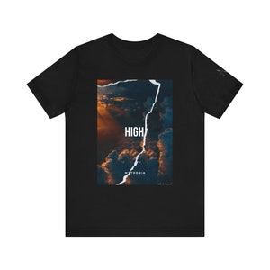 High Graphic Tee, Unisex T-Shirt, Vintage Style Shirt, Casual Top, Retro Tee for Men and Women
