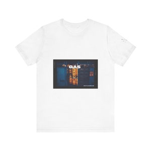 Gas Graphic Tee, Unisex T-Shirt, Vintage Style Shirt, Casual Top, Retro Tee for Men and Women