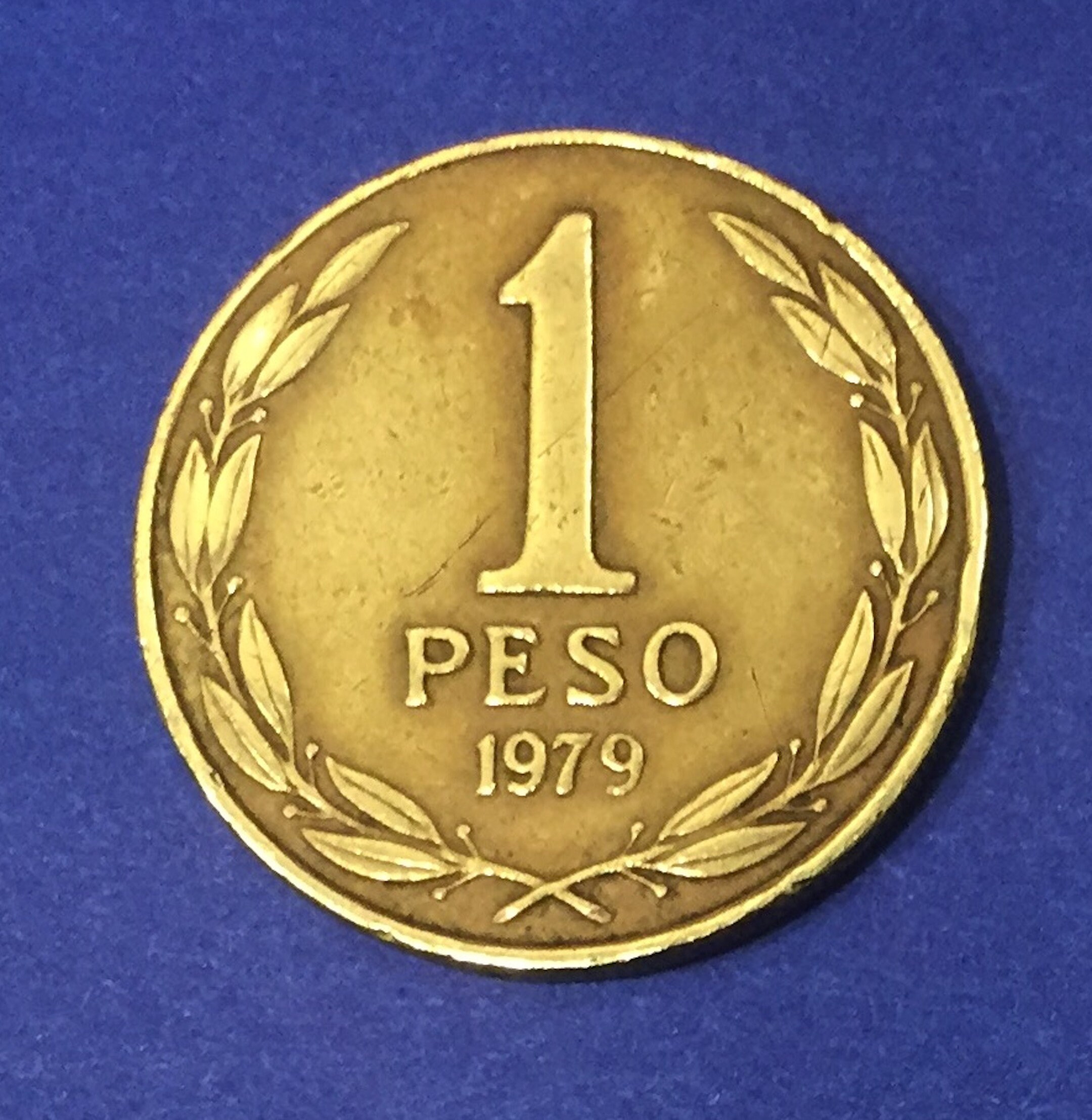 1979 CHILE 1 Peso Collectible Coin Bernardo O higgens Independence War 1979-chile-1-peso-collectible-coin-bernardo-o-higgens-independence-war