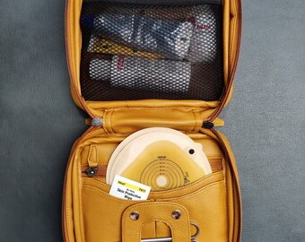 Stoma Case Stoma Ostomy Bag Travel Case with FREE Cover & Colostomy Stoma Bag Case, Now Travel With Confidence