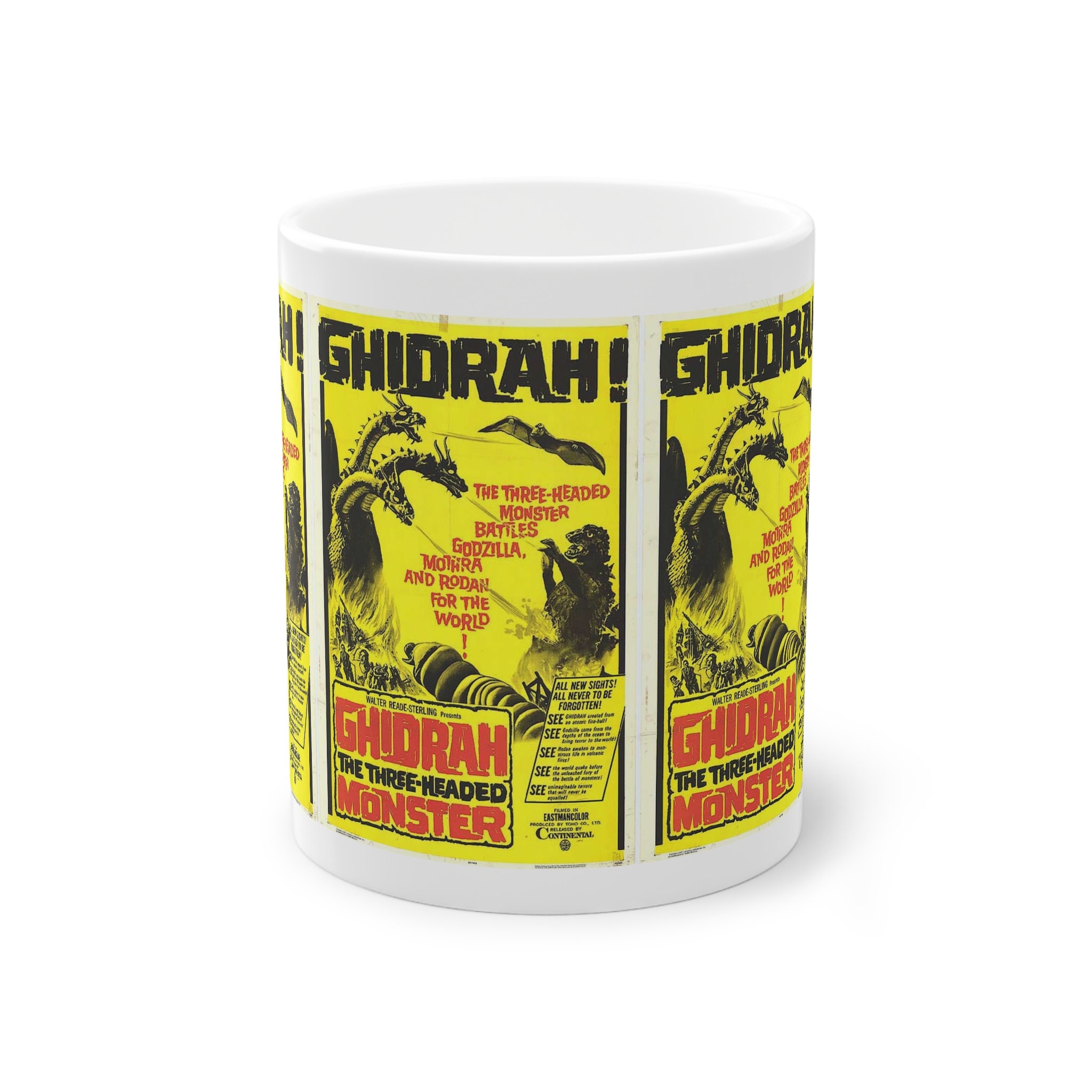 Ghidrah Vintage Retro Movie Poster Standard Mug 11oz - Etsy Ghidrah Vintage Retro Movie Poster Standard Mug 11oz - Etsy