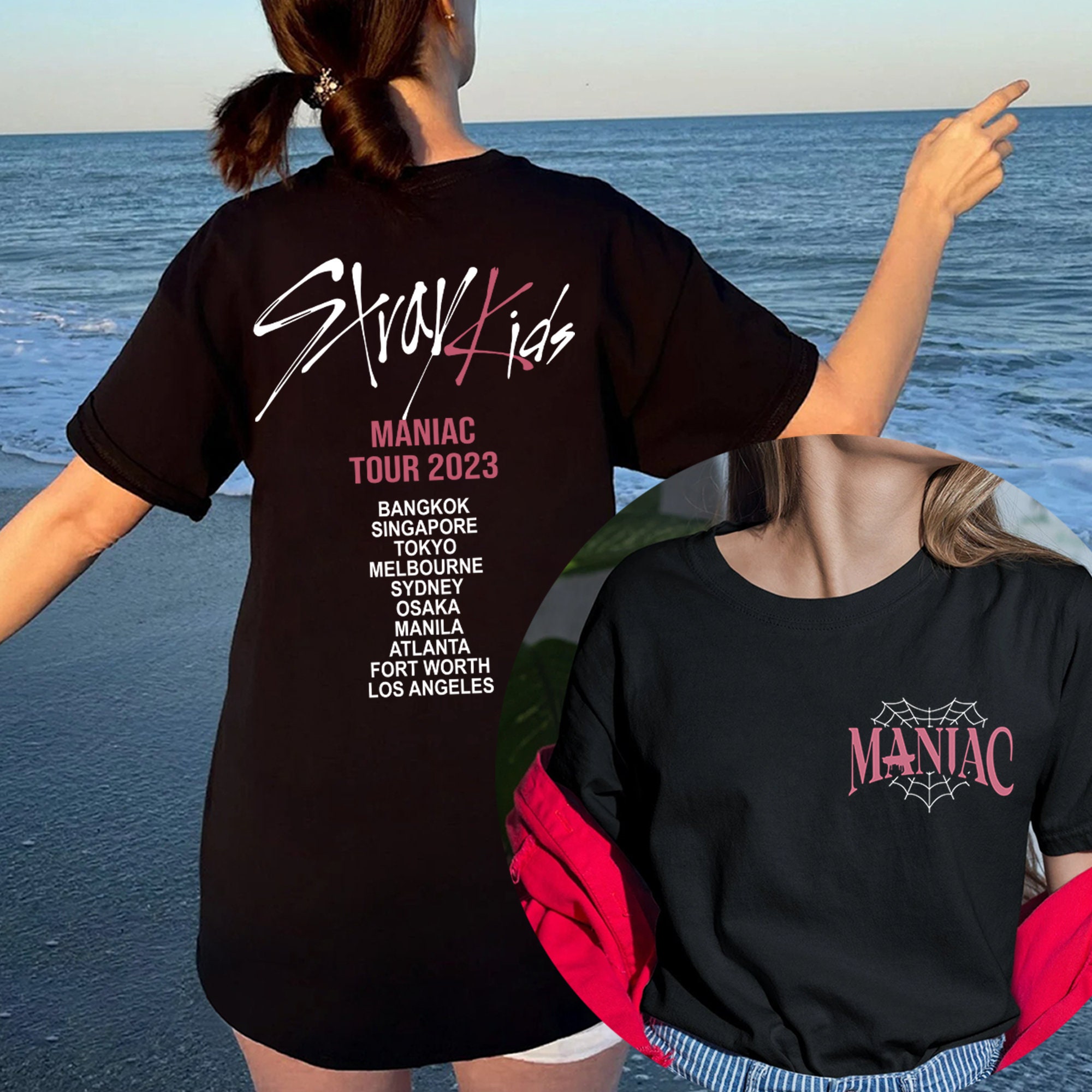 Kids Kids List Tour Tour Maniac Stray Shirt, Merch World Tour Shirt, US - Etsy Stray Tour Stray 2nd Maniac Kids Hoodie, World SKZ