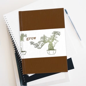 Grow Paper Journal , Notebook for Notetaking, Student aesthetic journal, Journal for Adults and Teens