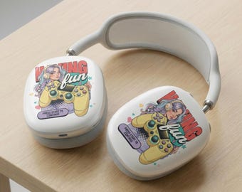 Funda para AirPods Max con diseño de mando de videojuegos vintage / Diseño arcade retro