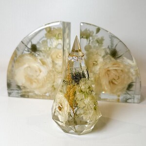 Resin Funeral Flower Preservation Bereavement Gift | Sentimental Heart Sympathy Keepsake for Funeral, Memorial Flower Drying - DEPOSIT ONLY image 11