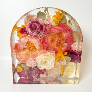 Wedding Flower Preservation in Resin | Bridal Bouquet Keepsake - DEPOSIT