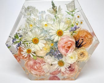 Resin Flower Preservation | Wedding & Funeral Keepsake Gift (BOOKING DEPOSIT ONLY)