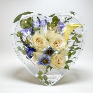 Resin Flower Preservation | Wedding Bouquet & Funeral Keepsake Floral Art (BOOKING DEPOSIT ONLY)
