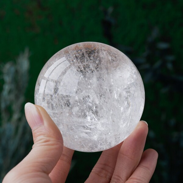 Quartz Crystal Ball Etsy
