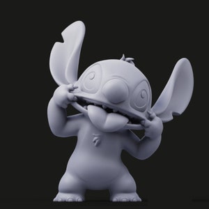 Stitch 3D STL imagem 1