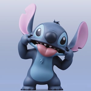 Stitch 3D STL zdjęcie 2