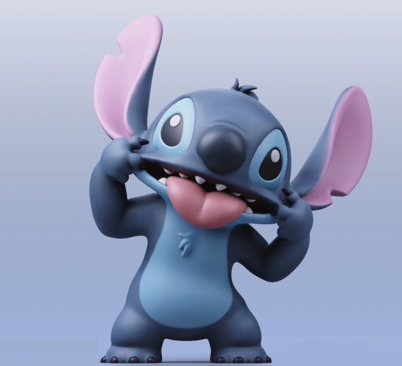 Stitch 3D STL imagem 2