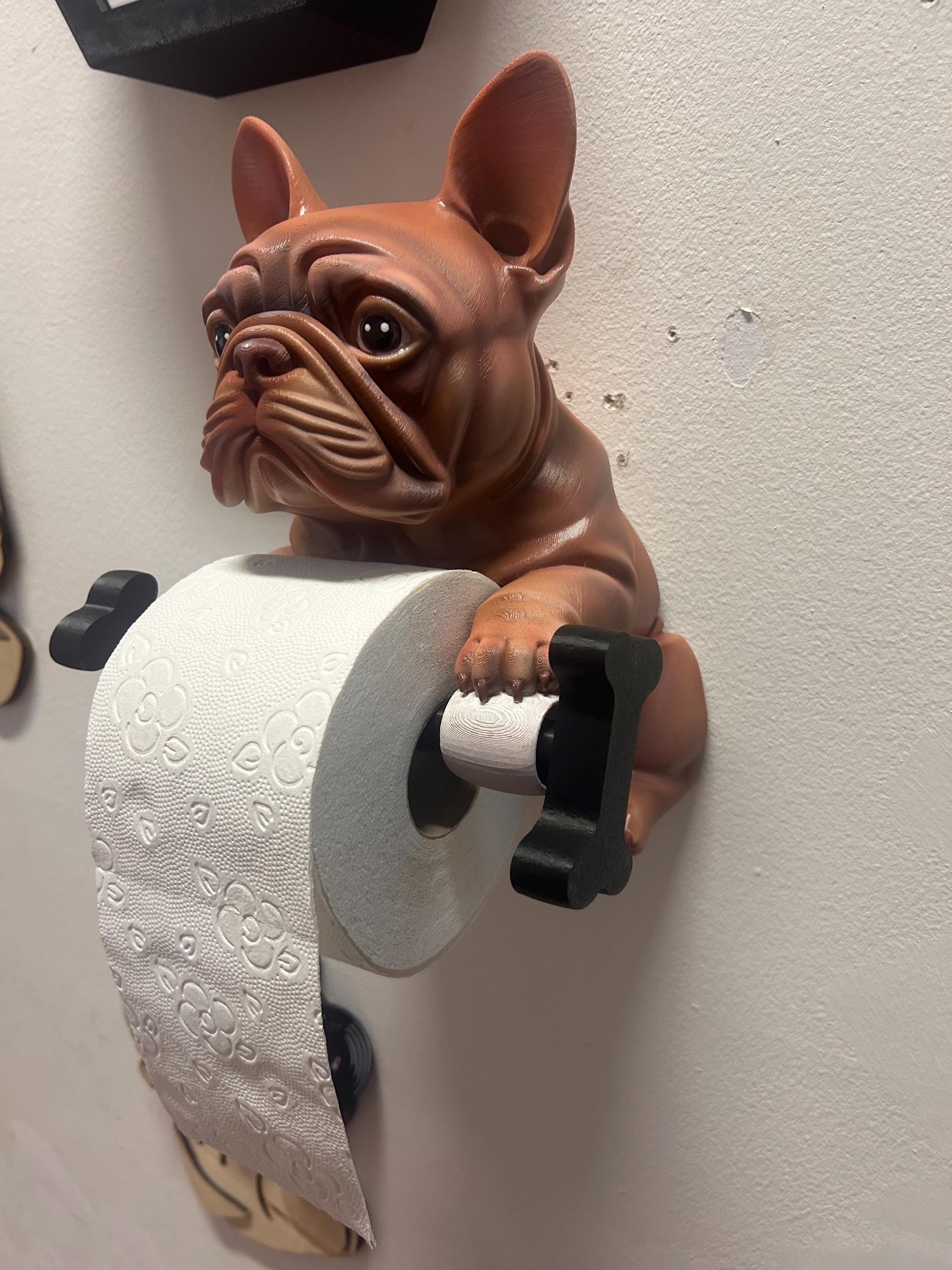 French bulldog toilet paper holder - Etsy 日本