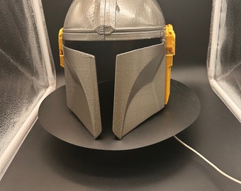 Helmet mandalorian 3d stl print