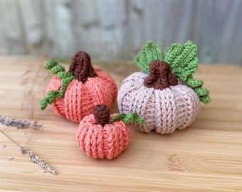 Pumpkin Crochet Pattern Fall Decor Crochet PDF Pattern, Instant Digital Download Pattern PDF, Easy Crochet Thanksgiving Halloween 2 sizes