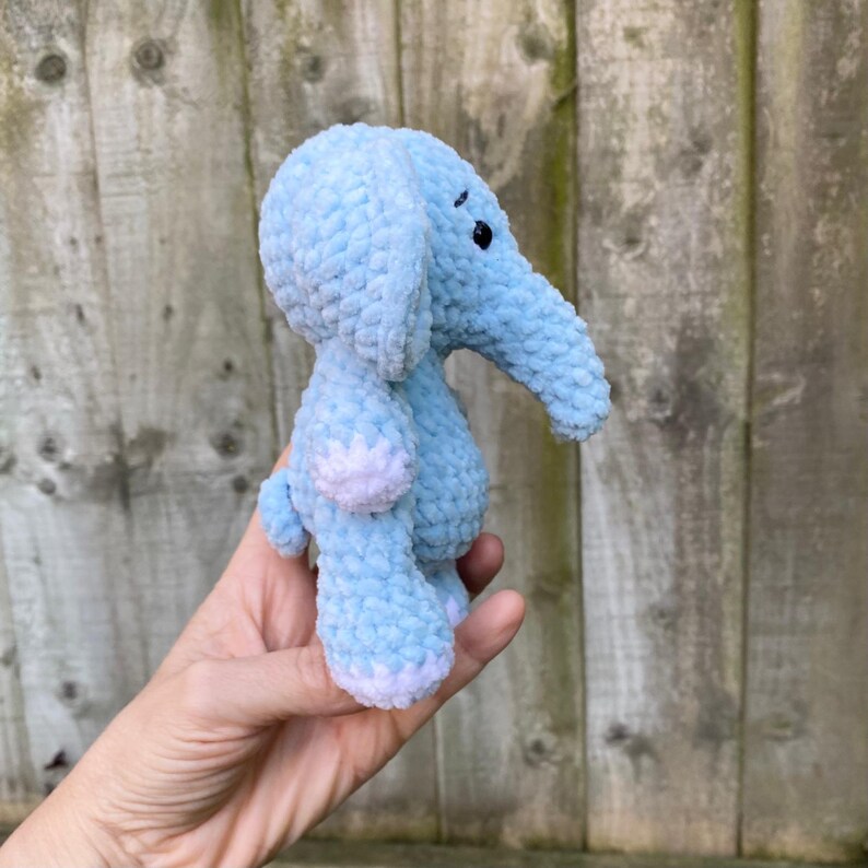 No Sew PATTERN Plush Elephant Crochet Amigurumi Tutorial Elephant ...