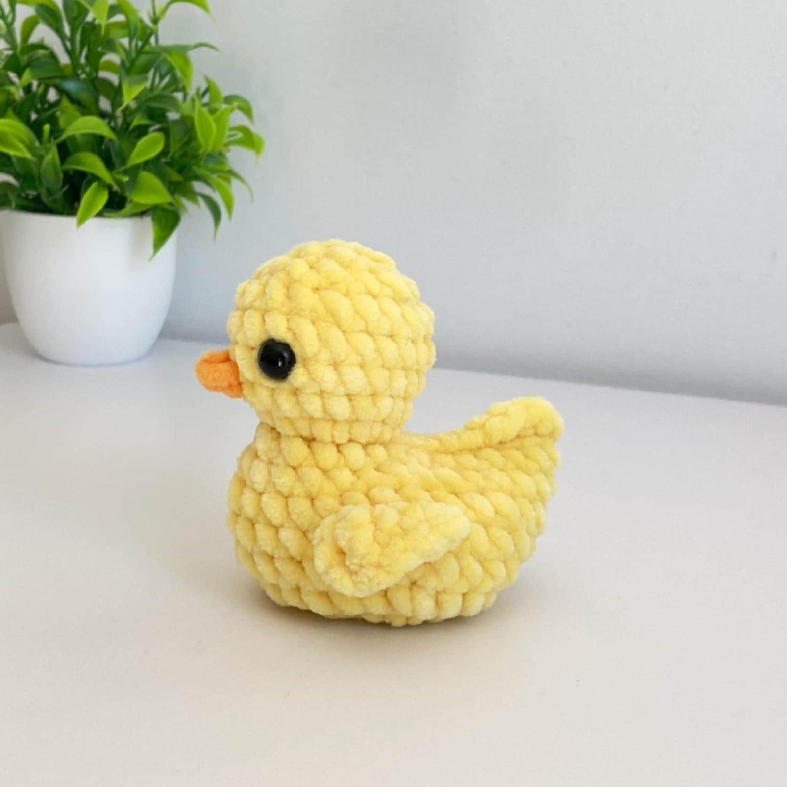 No Sew PATTERN Rubber Duck Crochet Pattern Amigurumi Tutorial Cute