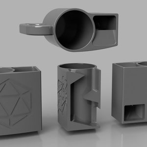 STL&#39;s for Beverage/Can Holding Dice Tower - Several Designs and Multiple STL&#39;s !