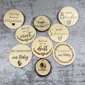 Meilensteinkarten, Meilenstein, Holz, Holzkarten, Holzscheiben, Gravur, naturbelassen, nachhaltig, individuell, personalisiert
